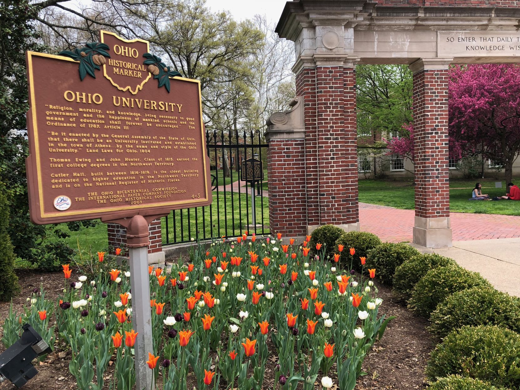 An Easter walk around a deserted campus